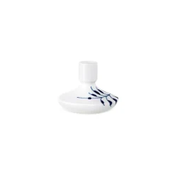 Blue Fluted Mega Candle Holder, 8 cm