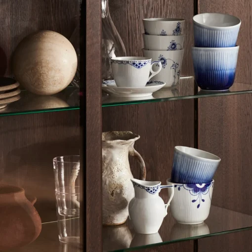 Blue Fluted Mega Thermal Mug, 26 cl