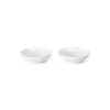 White Fluted Bowl, 9 cl, 2 pcs