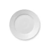White Fluted Half Lace Plate, 19 cm